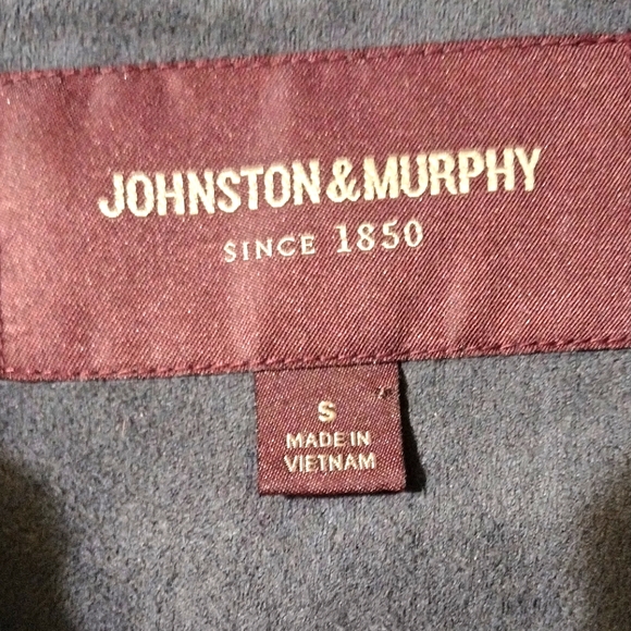 Johnston& Murphy Quilted Charcoal/Navy Vest - Picture 5 of 6